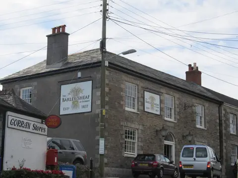 Photo of The Barley Sheaf, a pub near Gorran Churchtown, Cornwall, south west England.