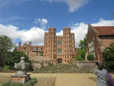 Photo of Layer Marney Tower, a Grade II registered house & garden near Tollesbury, Essex, eastern England.