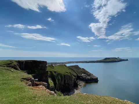 Photo of Worm's Head Hotel, a pub near Rhossili in Gower, Swansea, south west Wales.