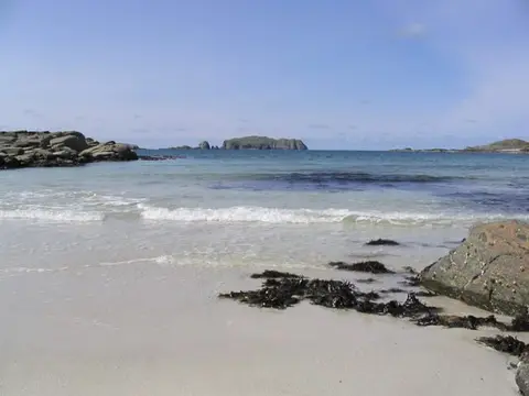 Photo of Bosta Beach, a beach near Great Bernera, Na h-Eileanan Siar, the Scottish Highlands and Islands.