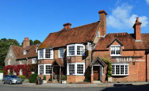 Photo of The Miller of Mansfield, a pub near Goring-on-Thames in the Chilterns, Oxfordshire, south east England.