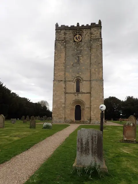 Photo of St Michael's Church, Garton-on-the-Wolds, a church in East Riding of Yorkshire, northern England.