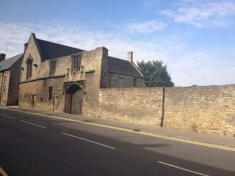 Photo of Chichele College, Higham Ferrers, a landmark near Felmersham, Northamptonshire, central England.