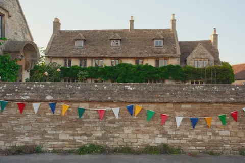 Photo of Biddestone, a village in the Cotswolds, Wiltshire, south west England.