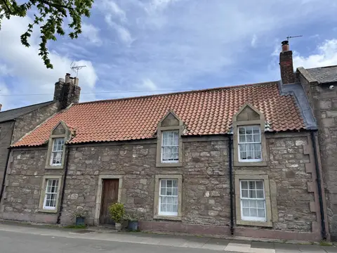 Photo of Norham, a village in Northumberland, north east England.