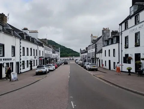 Photo of Inveraray, a village in Argyll and Bute, the Scottish Highlands and Islands.