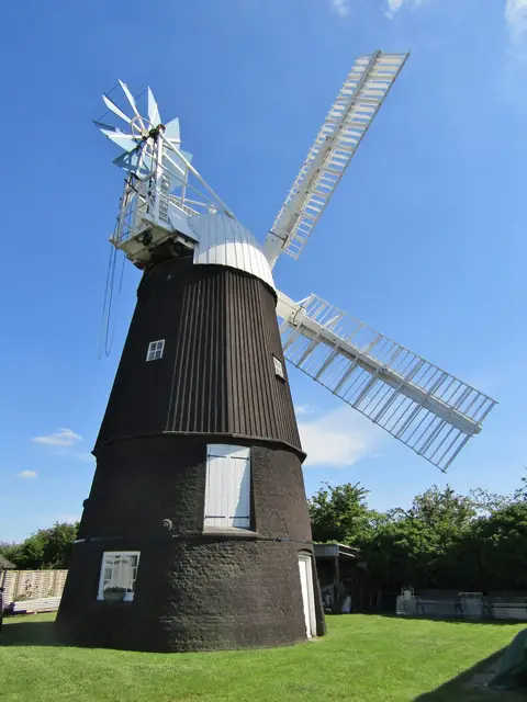 Photo of Wicken Windmill, a windmill in Cambridgeshire, eastern England.