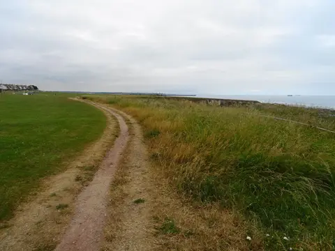 Photo: The Leas (Tyne and Wear), a viewpoint near Tynemouth, Tyne and Wear, north east England.