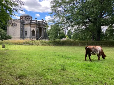Photo of Gibside Chapel, a church near Rowlands Gill, Tyne and Wear, north east England.
