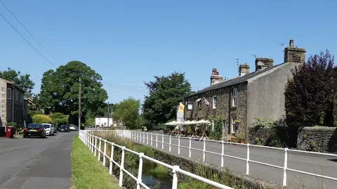 Photo of The Swan with Two Necks, a pub near Pendleton, Lancashire, north west England.