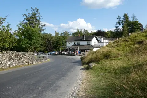 Photo of Wainwrights' Inn, a pub near Chapel Stile in the Lake District, Cumbria, north west England.