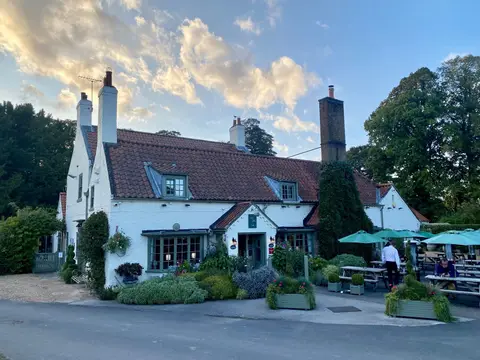 Photo of The Pipe and Glass Inn, a gastropub near South Dalton, East Riding of Yorkshire, northern England.