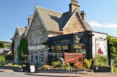 Photo of Iain Burnett Highland Chocolatier, a farm & farm shop near Grandtully, Perth and Kinross, central Scotland.