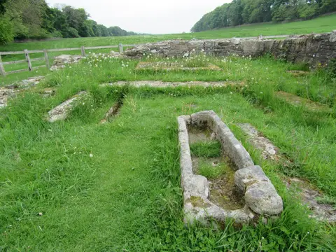 Photo of Penhill Knights Templar preceptory, a preceptory near West Witton in the Yorkshire Dales, North Yorkshire, northern England.