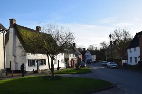 Photo of Hoxne, a village in Suffolk, eastern England.