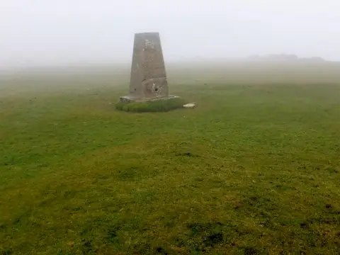 Photo of Pilsdon Pen hillfort, a hillfort near Beaminster, Dorset, south west England.