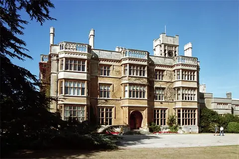 Photo of Swiss Garden, a Grade II* registered house & garden near Ickwell, Bedfordshire, eastern England.