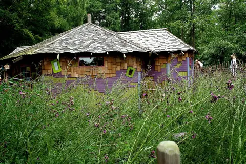 Photo of BeWILDerwood, a visitor attraction near Horning in the Broads, Norfolk, eastern England.