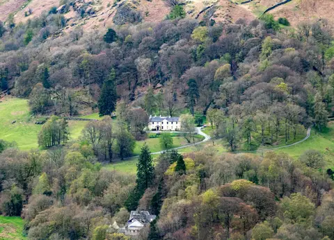 Photo of Allan Bank, a house near Grasmere in the Lake District, Cumbria, north west England.