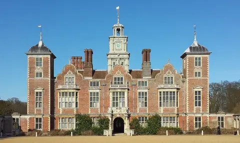 Photo of Blickling Hall, a Grade II* registered house & garden near Aylsham, Norfolk, eastern England.