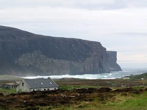 Photo of Rackwick, a village in Hoy and West Mainland, the Orkney Islands, the Scottish Highlands and Islands.