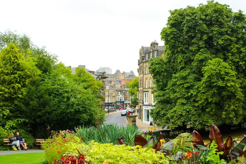 Photo of Harrogate, a village in North Yorkshire, northern England.