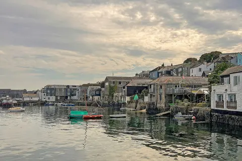 Photo of Falmouth, a village in Cornwall, south west England.