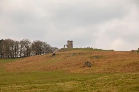 Photo of Bradgate Park and Swithland Woods, a country park near Newtown Linford, Leicestershire, central England.