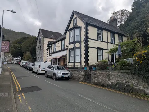 Photo of Trefriw, a village in Eryri, Conwy, north Wales.