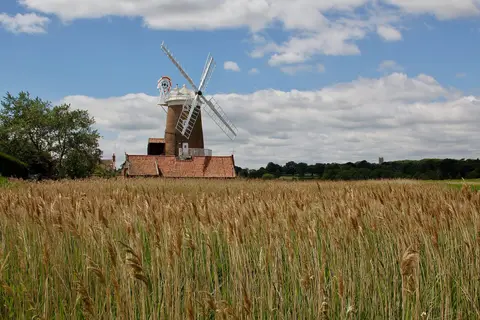 Photo of Cley Windmill, a windmill near Cley next the Sea, Norfolk, eastern England.