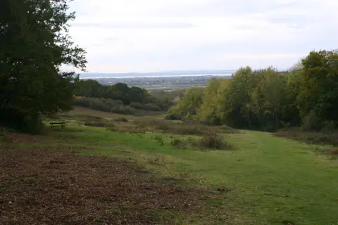 Photo of Hadleigh Castle Country Park, a country park near Leigh-on-Sea, Essex, eastern England.