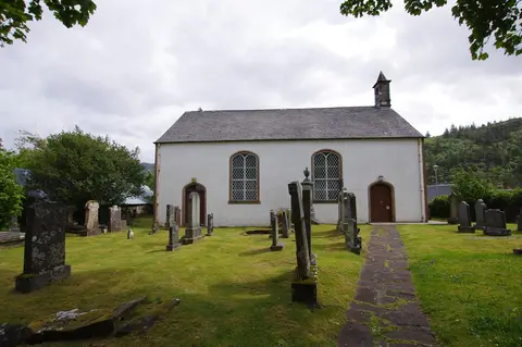 Photo of Plockton Church, a church in Highland, the Scottish Highlands and Islands.