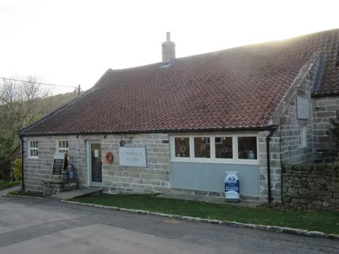 Photo of Farndale, a village in the North York Moors, North Yorkshire, northern England.