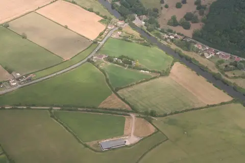 Photo of Woolavington, a country estate near Bridgwater, Somerset, south west England.