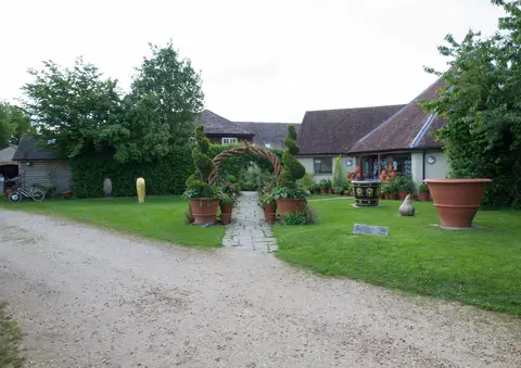 Photo of Whichford Pottery, a visitor attraction in the Cotswolds, Warwickshire, central England.