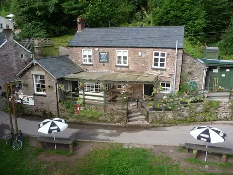 Photo of The Boat Inn (Penallt), a pub in the Wye Valley, Monmouthshire, south east Wales.