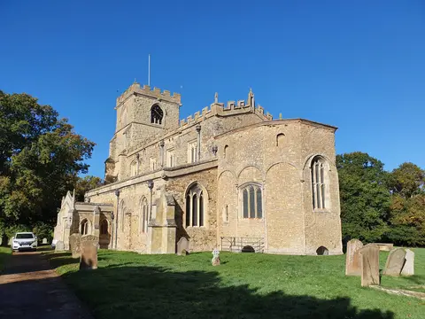 Photo of All Saints' Church, Wing, a church in Buckinghamshire, south east England.