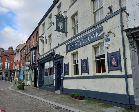 Photo of The Royal Oak (Ripon), a pub in North Yorkshire, northern England.