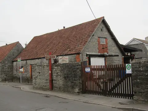 Photo of Hecks Cider Farm, a farm & farm shop near Street, Somerset, south west England.