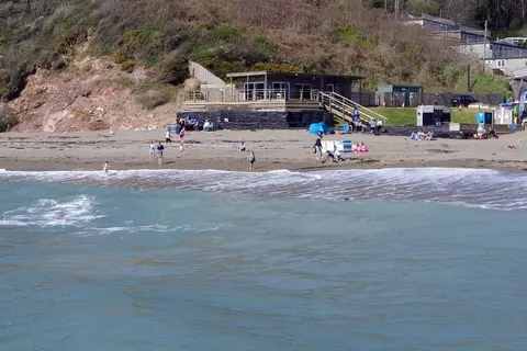 Photo of Millendreath, a swimming spot near Looe, Cornwall, south west England.