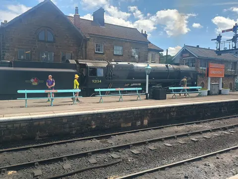 Photo of Grosmont, a village in the North York Moors, North Yorkshire, northern England.