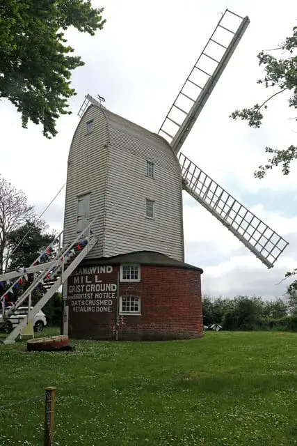Photo of Bocking Windmill, a windmill in Essex, eastern England.