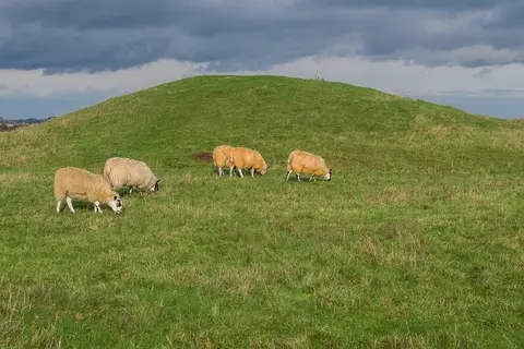 Photo of Windmill Hill, Avebury, an ancient site in the North Wessex Downs, Wiltshire, south west England.