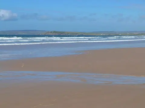 Photo of Laggan Bay, a beach near Bowmore, Argyll and Bute, the Scottish Highlands and Islands.