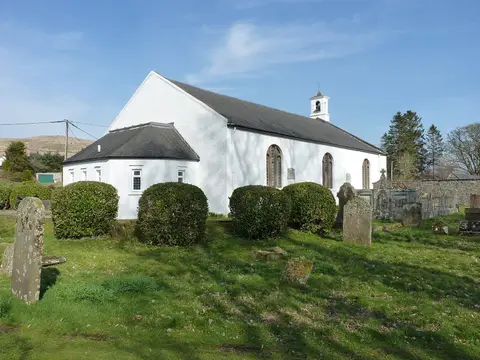 Photo of Carsphairn Parish Church, a church in Dumfries and Galloway, southern Scotland.