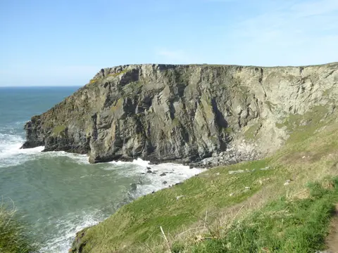 Photo of the Pentire Point - Widemouth Heritage Coast, Cornwall, south west England.