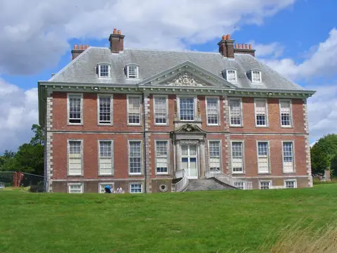 Photo of Uppark, a Grade II* registered house & garden near Chalton in the South Downs, West Sussex, south east England.