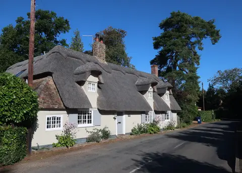 Photo of Hemingford Abbots, a village in Cambridgeshire, eastern England.
