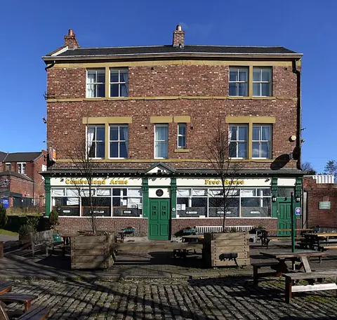 Photo of The Cumberland Arms, a pub near Newcastle upon Tyne, Tyne and Wear, north east England.