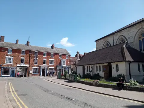 Photo of Stony Stratford, a village in Buckinghamshire, south east England.